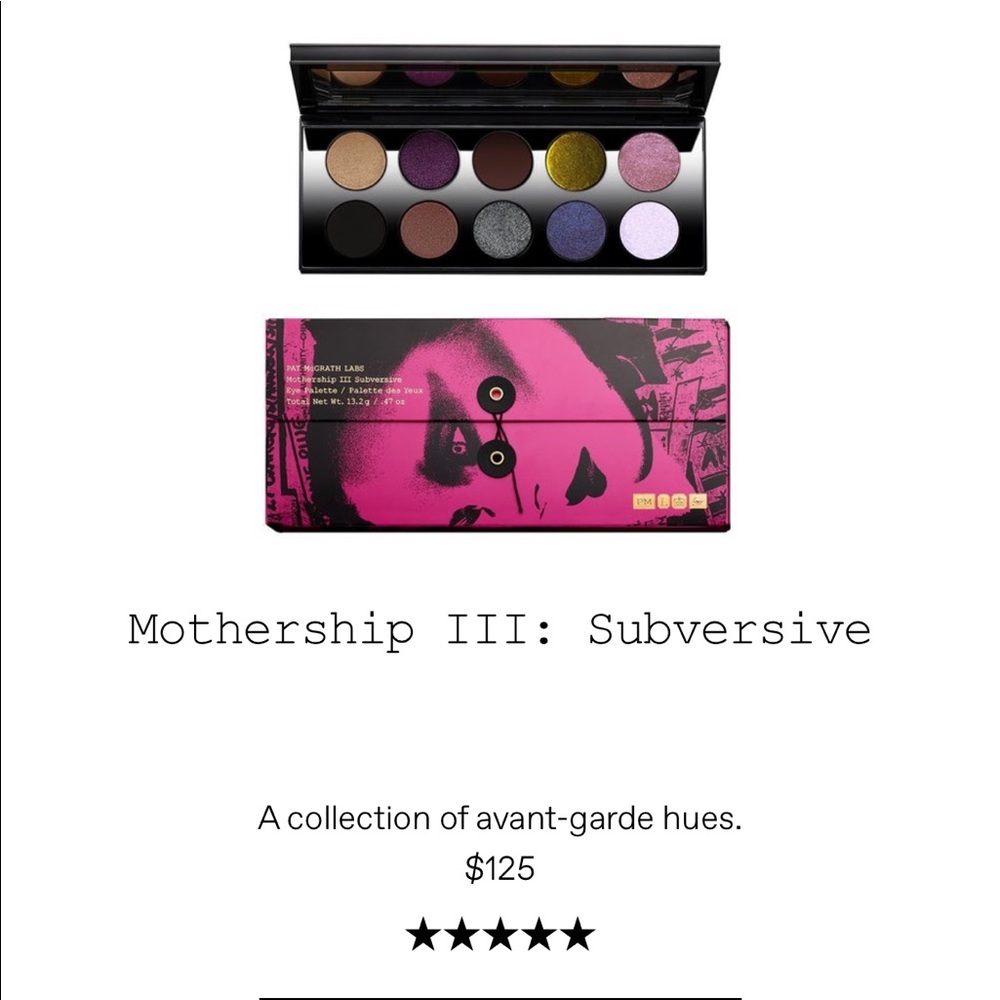 💗PAT MCGRATH💗MOTHERSHIP III💗